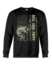 Reel cool poppy 4th july usa flag fishing Crewneck Sweatshirt thumbnail