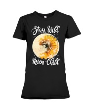 Sunflower stay wild moon child Premium Fit Ladies Tee thumbnail