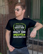 I have 3 slides the quiet and sweet side Classic T-Shirt lifestyle-mens-crewneck-front-2