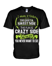 I have 3 slides the quiet and sweet side V-Neck T-Shirt thumbnail