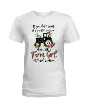 If you don't want a sarcastic answer don't ask Ladies T-Shirt front