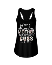 I'm a loving mother who happens to cuss a lot Ladies Flowy Tank thumbnail