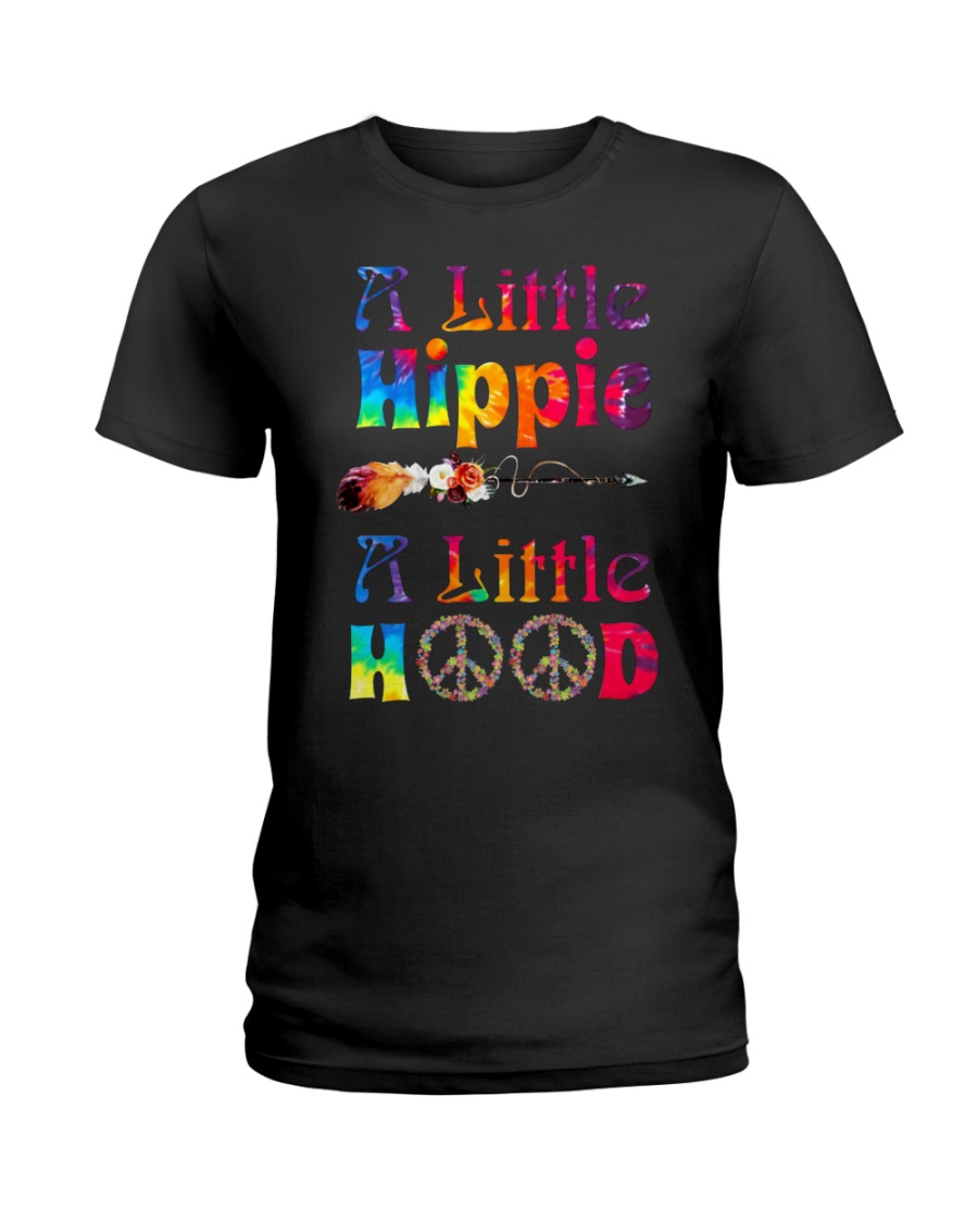 A little hippie a little hood floral Ladies T-Shirt