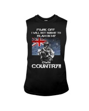 Fuck off I will not submit to islam in my own coun Sleeveless Tee thumbnail