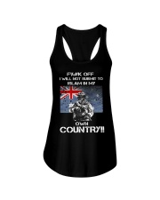 Fuck off I will not submit to islam in my own coun Ladies Flowy Tank thumbnail