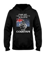 Fuck off I will not submit to islam in my own coun Hooded Sweatshirt thumbnail