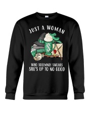 Just a woman who solemnly swears Crewneck Sweatshirt thumbnail