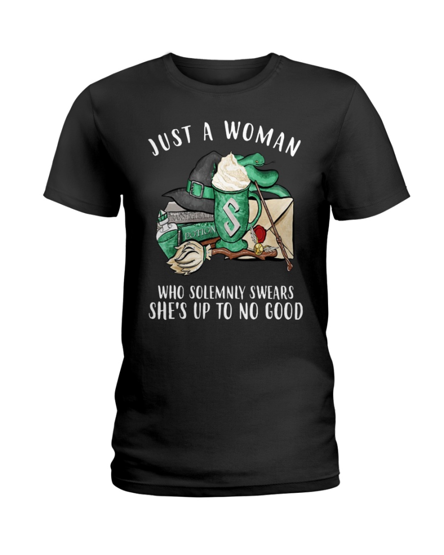 Just a woman who solemnly swears Ladies T-Shirt