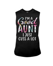 I'm a good aunt I just cuss a lot Sleeveless Tee thumbnail