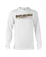 Deplorable definition Long Sleeve Tee thumbnail