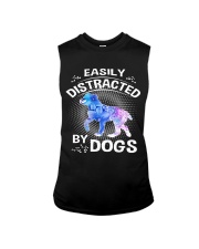 Easily distracted by Australian Shepherd dog Sleeveless Tee thumbnail