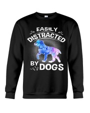 Easily distracted by Australian Shepherd dog Crewneck Sweatshirt thumbnail