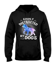 Easily distracted by Australian Shepherd dog Hooded Sweatshirt thumbnail