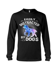 Easily distracted by Australian Shepherd dog Long Sleeve Tee thumbnail