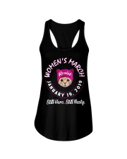 Cat women's march still here still nasty Ladies Flowy Tank thumbnail