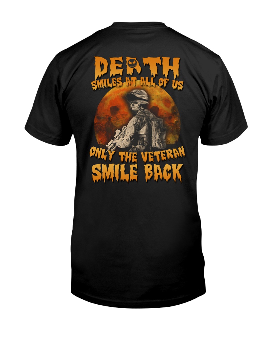 Halloween death smiles at all of us only Premium Fit Mens Tee