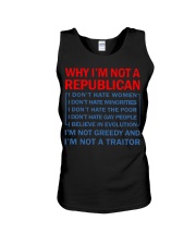 Why I not a Republican Unisex Tank thumbnail
