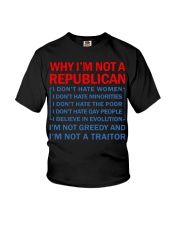 Why I not a Republican Youth T-Shirt thumbnail