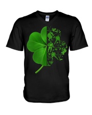 Shamrock hockey shirt V-Neck T-Shirt thumbnail