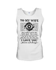 To my wife I wish I could turn back the clock Unisex Tank thumbnail