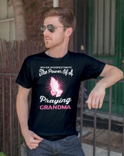 Never underestimate the power of a praying grandma Classic T-Shirt lifestyle-mens-crewneck-front-2