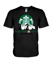 The Year When Shit Got Real Quarantined V-Neck T-Shirt thumbnail