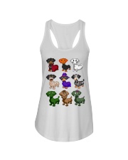 Dachshund happy Halloweiner Ladies Flowy Tank thumbnail