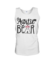 Auntie bear floral Unisex Tank thumbnail