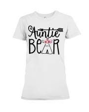 Auntie bear floral Premium Fit Ladies Tee thumbnail