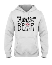 Auntie bear floral Hooded Sweatshirt thumbnail