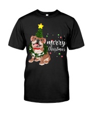 Merry Christmas pug dog Classic T-Shirt thumbnail