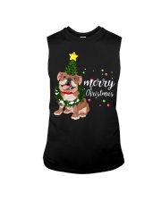 Merry Christmas pug dog Sleeveless Tee thumbnail
