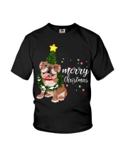 Merry Christmas pug dog Youth T-Shirt thumbnail