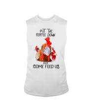 Chicken put the coffee down and come feed Sleeveless Tee thumbnail