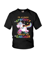 I'm allergic to stupidity I break out Youth T-Shirt thumbnail