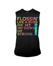 Flossin' like a boss on my 100th day of school Sleeveless Tee thumbnail