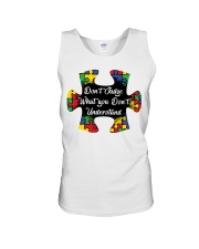 Autism don't judge what you don't understand Unisex Tank thumbnail