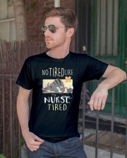 No tired like nurse tired cat Classic T-Shirt lifestyle-mens-crewneck-front-2