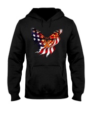 Orange butterfly ribbon Hooded Sweatshirt thumbnail