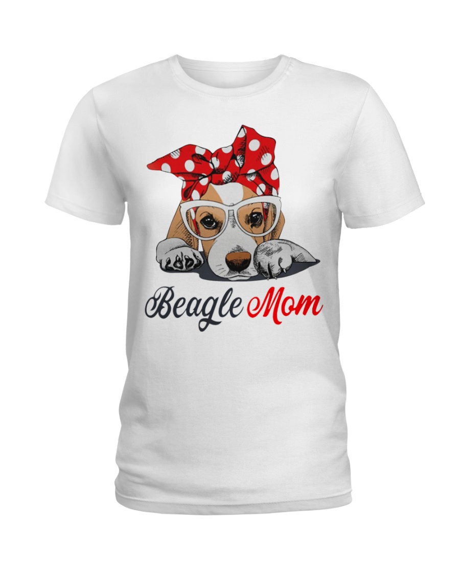 Beagle mom Ladies T-Shirt