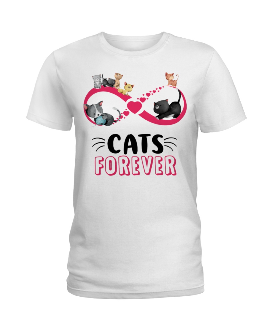Love cat forever Ladies T-Shirt