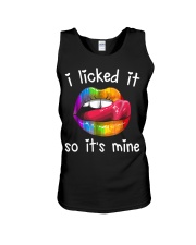 LGBT lip I licked it so it's mine Unisex Tank thumbnail