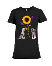 Chinese crested dog you are my sunshine Premium Fit Ladies Tee thumbnail