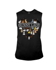 heart crazy bunny lady Sleeveless Tee thumbnail