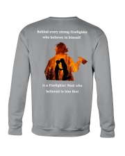Behind Every Strong Firefighter Crewneck Sweatshirt thumbnail