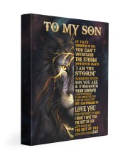 To my son - Gift for son 11x14 Gallery Wrapped Canvas Prints front