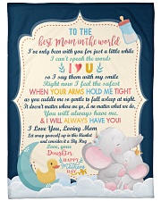 Special gift for mom - Happy mother's day Large Fleece Blanket - 60" x 80" front