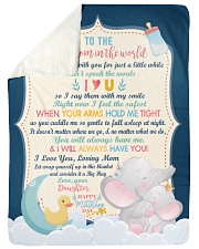 Special gift for mom - Happy mother's day Sherpa Fleece Blanket tile