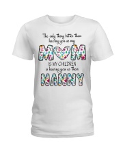 nanny Perfect gift for yourself and loved one Ladies T-Shirt tile
