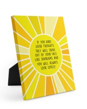 Limited edition Easel-Back Gallery Wrapped Canvas tile